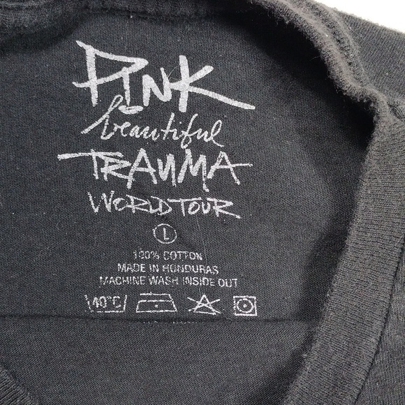 Pink women's large sized t shirt - Picture 3 of 7